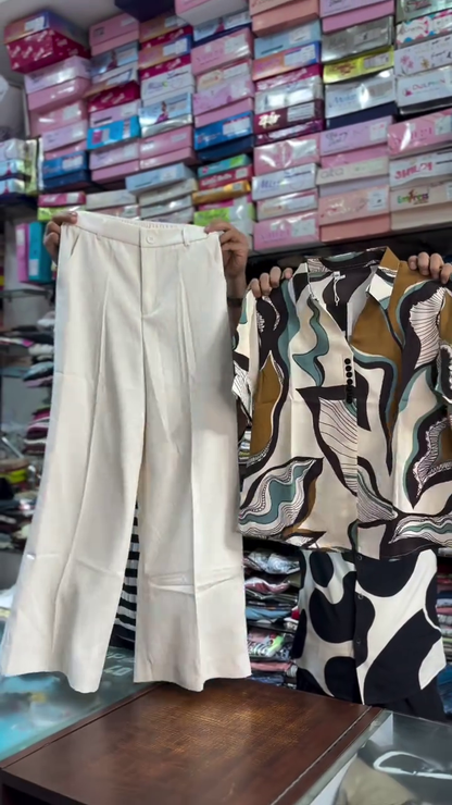 Black & White Printed Co-ord Set