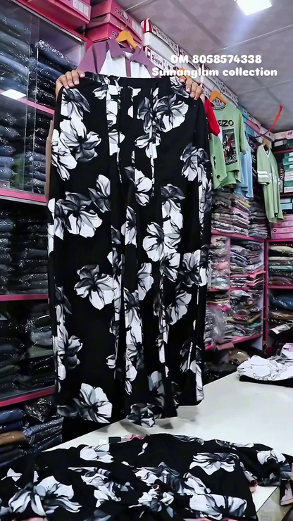 Floral Button-Front Crop Top