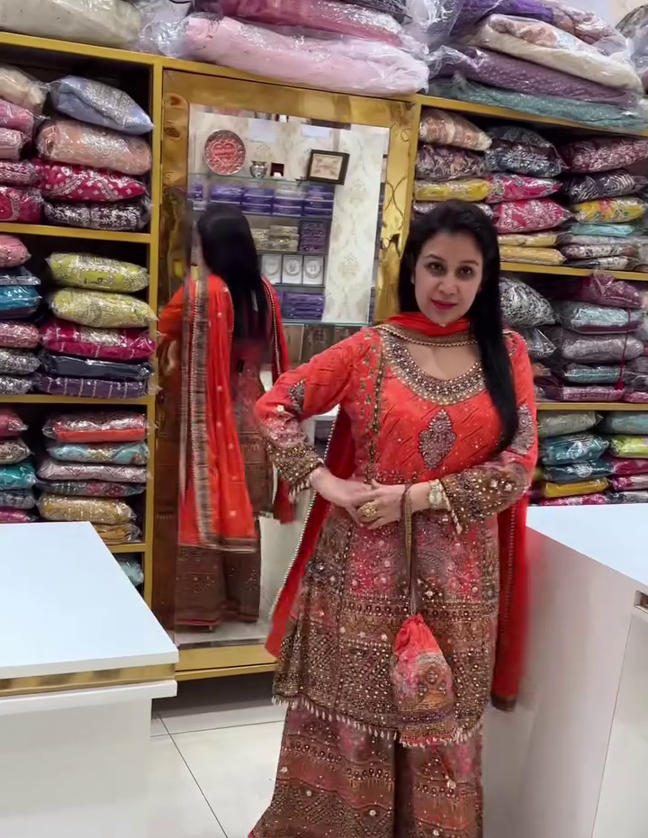 Heavy Embroidered Festive Pakistani Suit