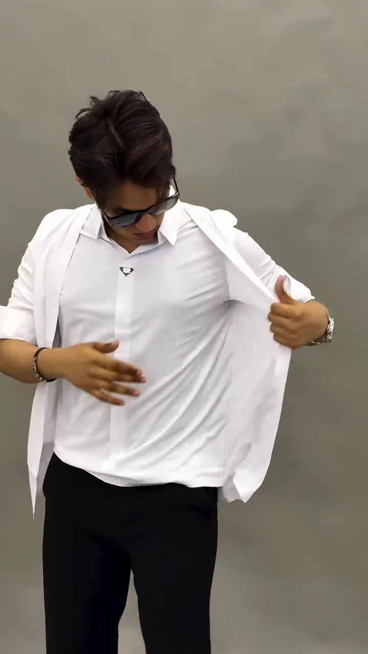 Stylish Brown Layered Casual Shirt