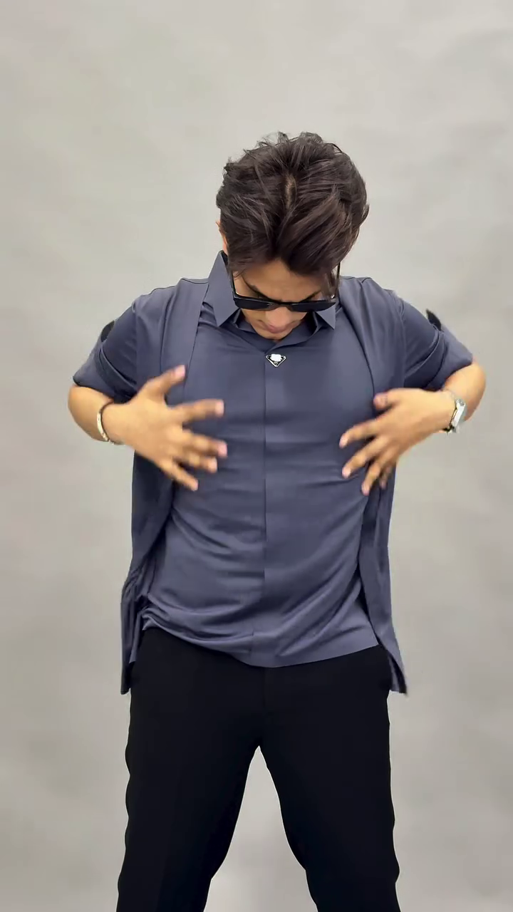 Stylish Brown Layered Casual Shirt