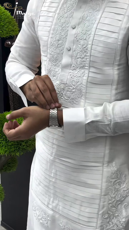 Men’s White Designer Kurta